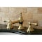 Kingston Brass KC7062BL 8" Widespread Bathroom Faucet, Polished Brass KC7062BL - alternate 3
